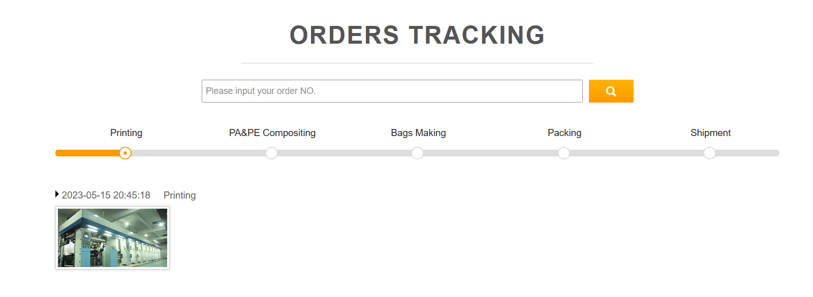 NUBIAN VACUUM STROAGE BAG ORDER TRACKING